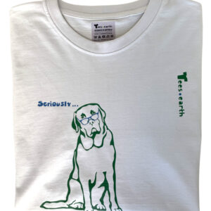 Tees.earth Serious Dog T-Shirt